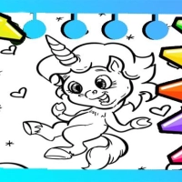Magical Unicorn Coloring Pages