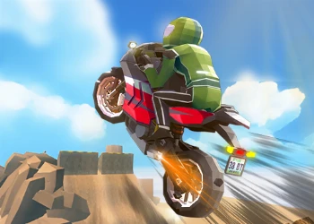 Cartoon Moto Stunt