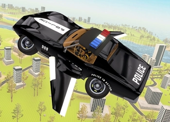 Flying Car Game Police Games