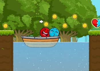 Red and Blue Ball Cupid love